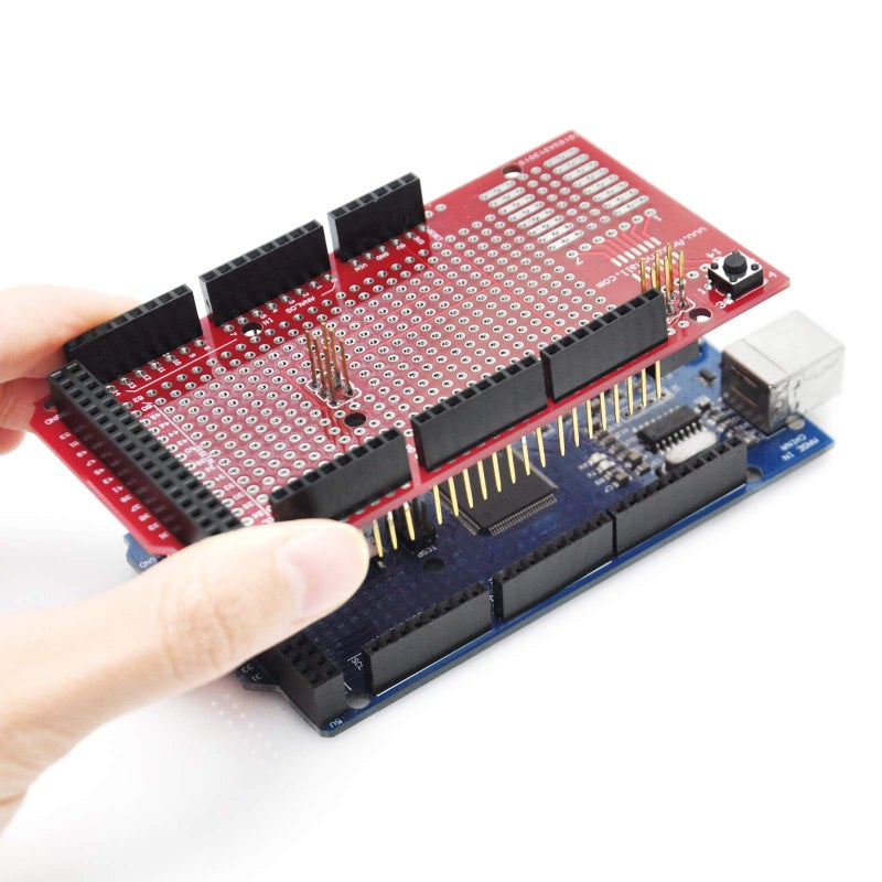 Gikfun Prototype Shield DIY Kit A1 for Arduino Mega 1280 2560 R1 - R3 (Pack of 2pcs) EK1096x2 - Image 4